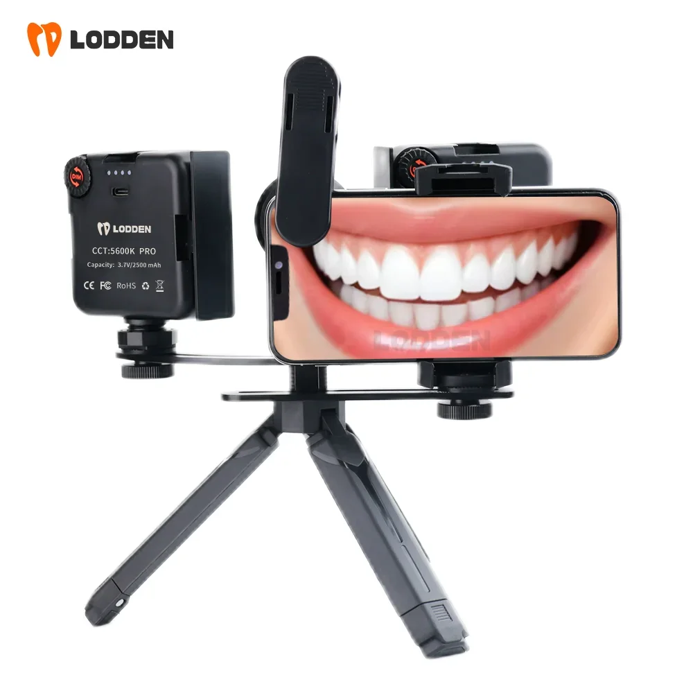 Photography Lighting With Flash - LODDEN 블루투스 치과 필 라이트 플래시