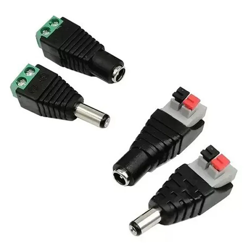 Photography Led Lighting Kit - 암수 DC 커넥터 2.1x5.5mm 전원 플러그