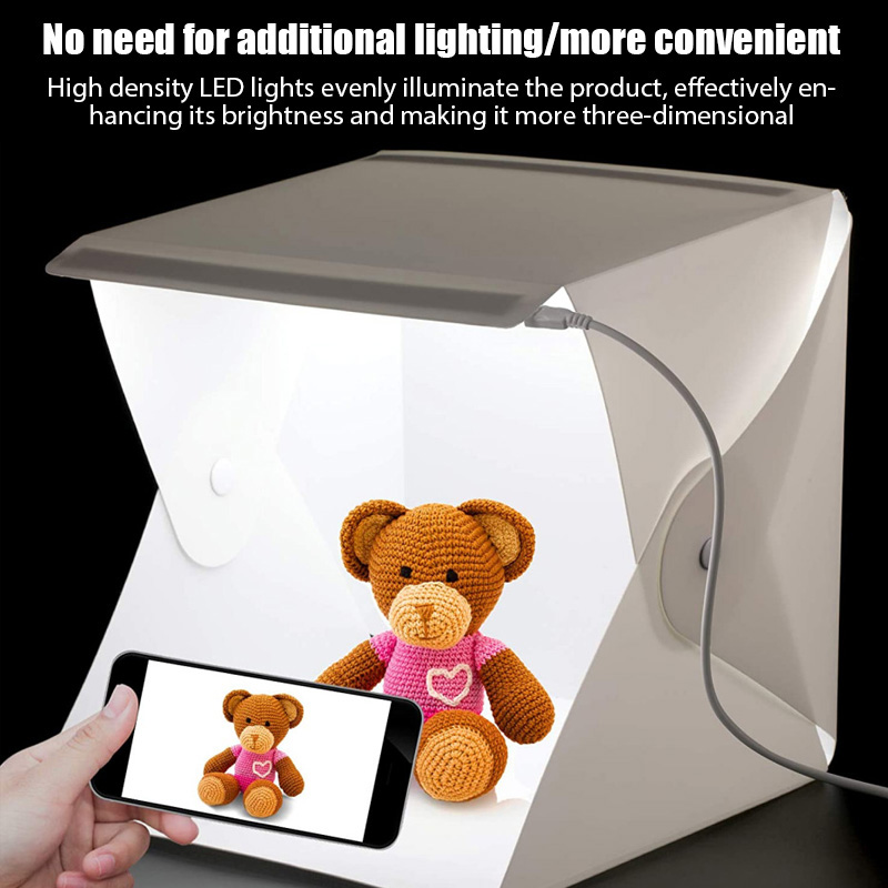 Photography Lighting Tent - 라이트박스 미니 포토 스튜디오 박스 23*22*24cm