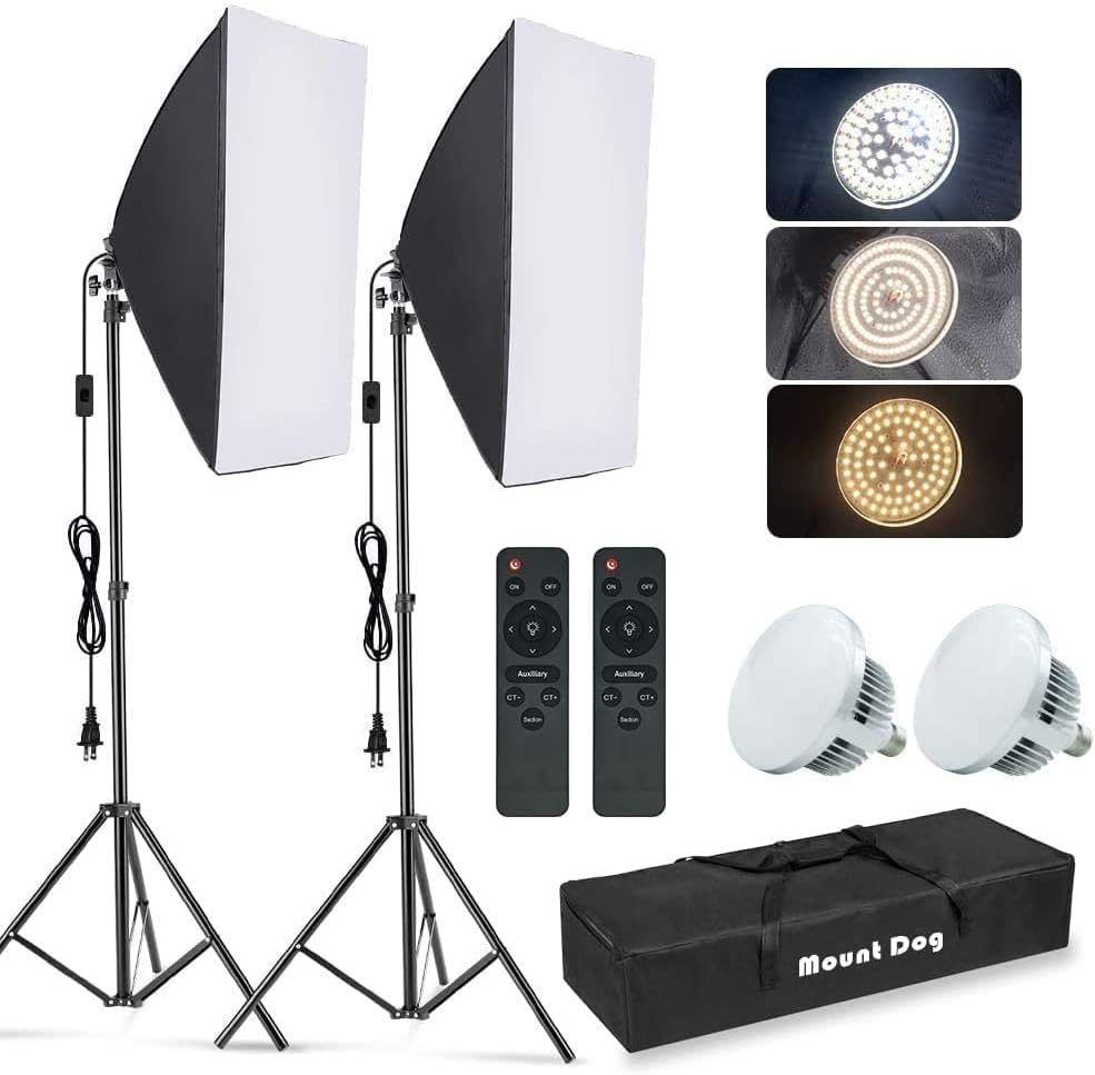 Photography Led Lighting Kit - 사진 촬영용 소프트박스 조명 키트, 2팩