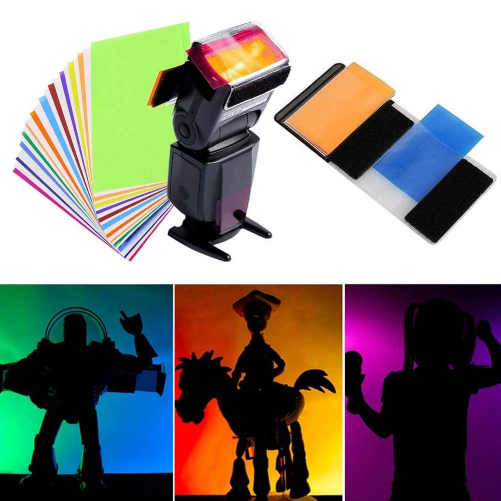 Photography Lighting Diy - 12색 카메라 플래시 젤 조명 필터