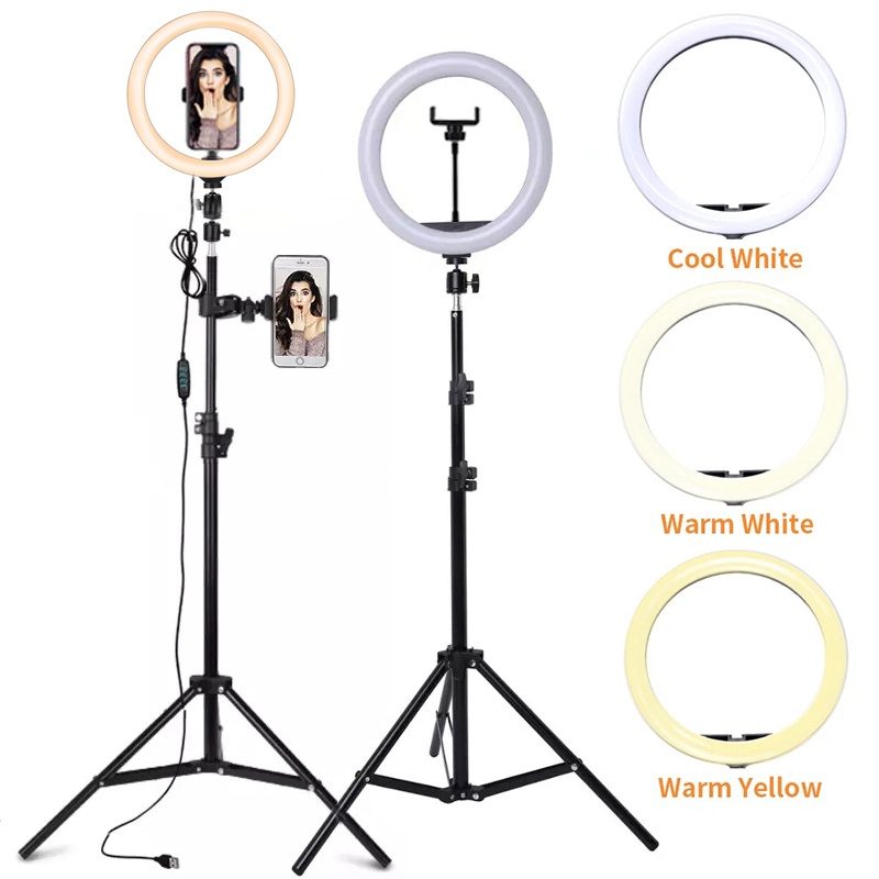 6/10/12 인치 LED 셀카 링 라이트 디밍이 가능 - Photography Lighting Tent 리뷰 및 가격