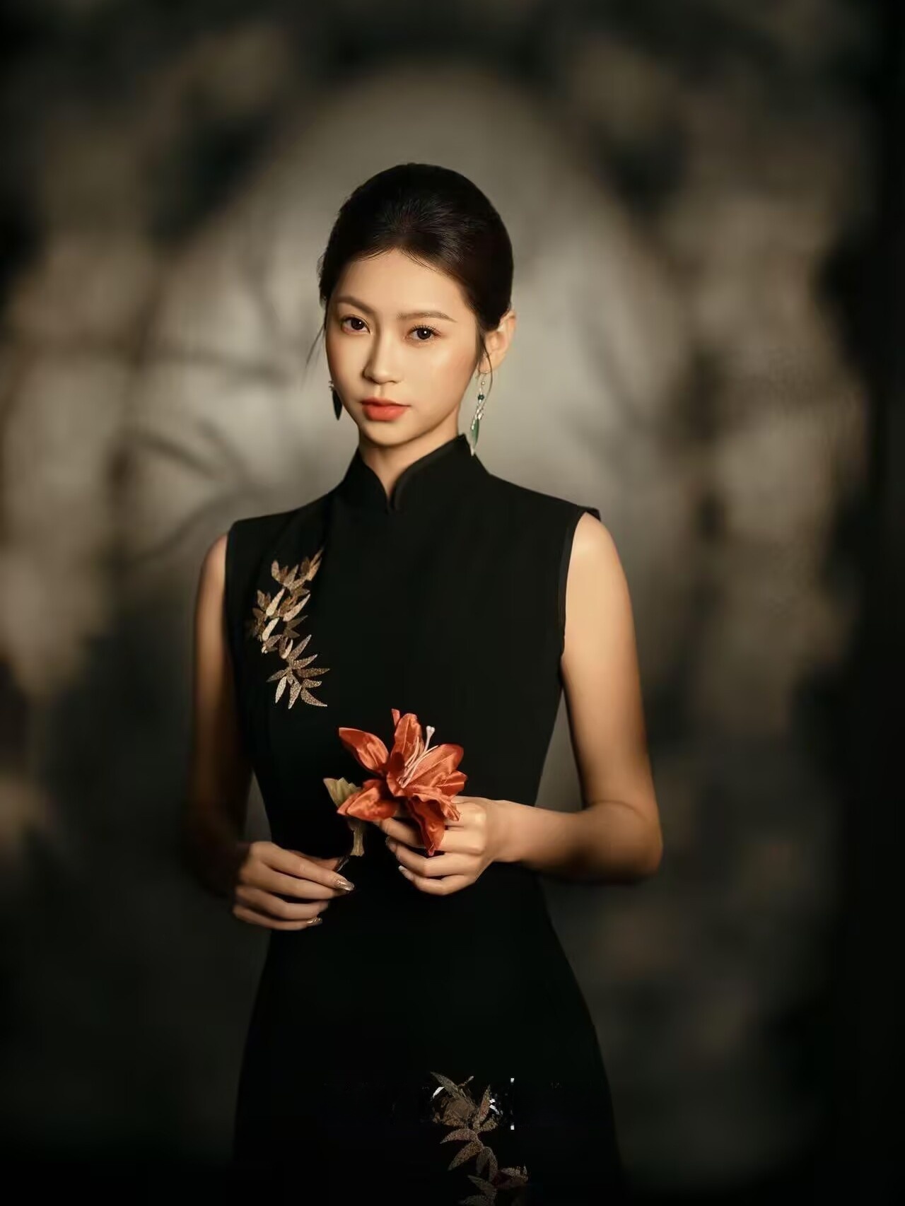 블랙 포트레이트 사진 스튜디오 중국풍 예술 사진 의상  - Lighting In Photography Studio 리뷰 및 가격