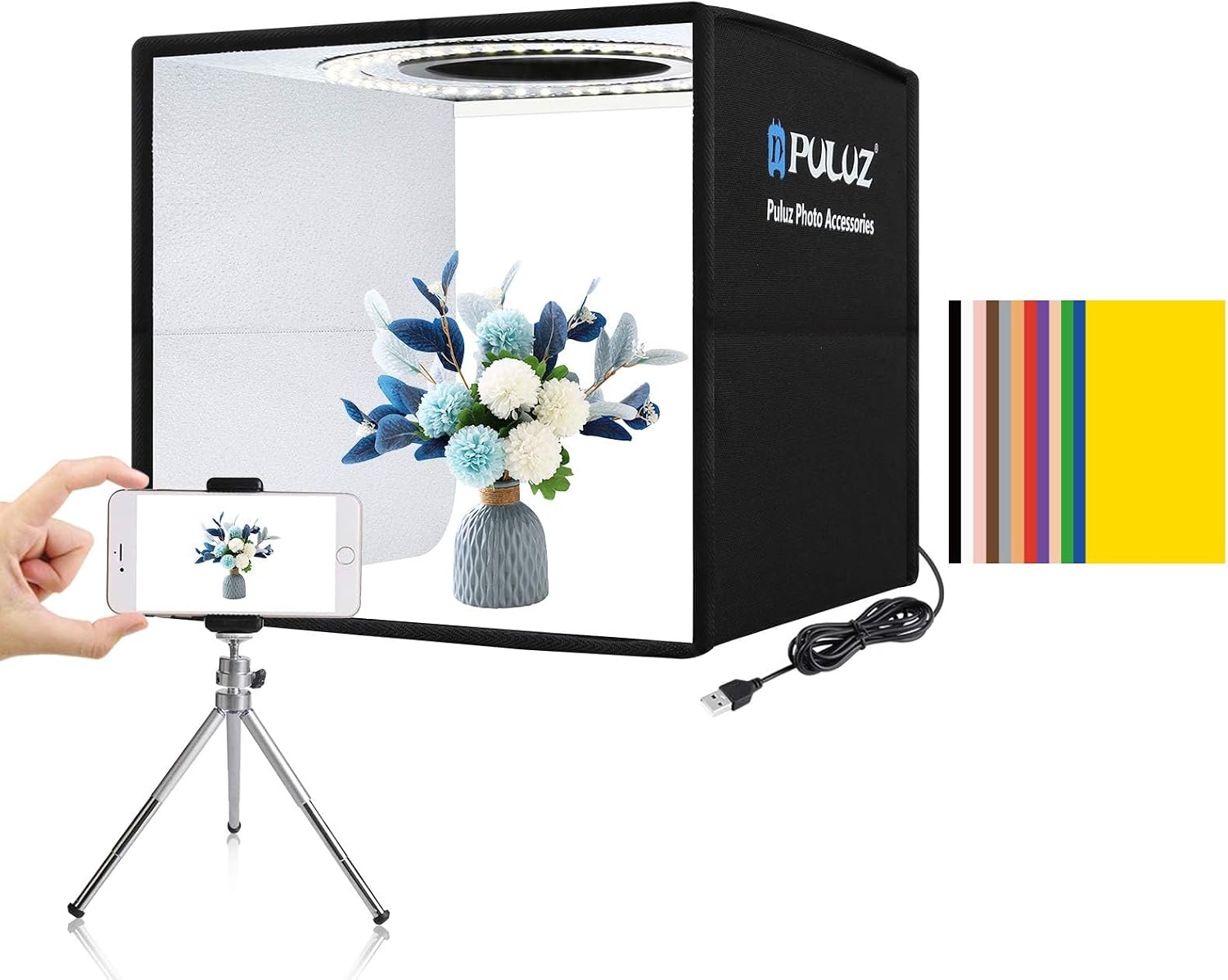 앱 제어 기능이 있는 RGB LED 패널 비디오 조명, - Photography Led Lighting Kit 리뷰 및 가격