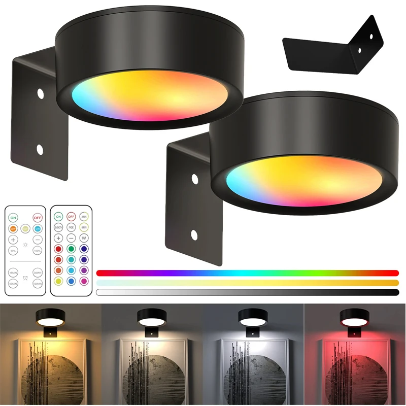 1/2pcs 그림 조명 LED 자기 아트 디스플레이 조 - Photography Lighting Wall 리뷰 및 가격