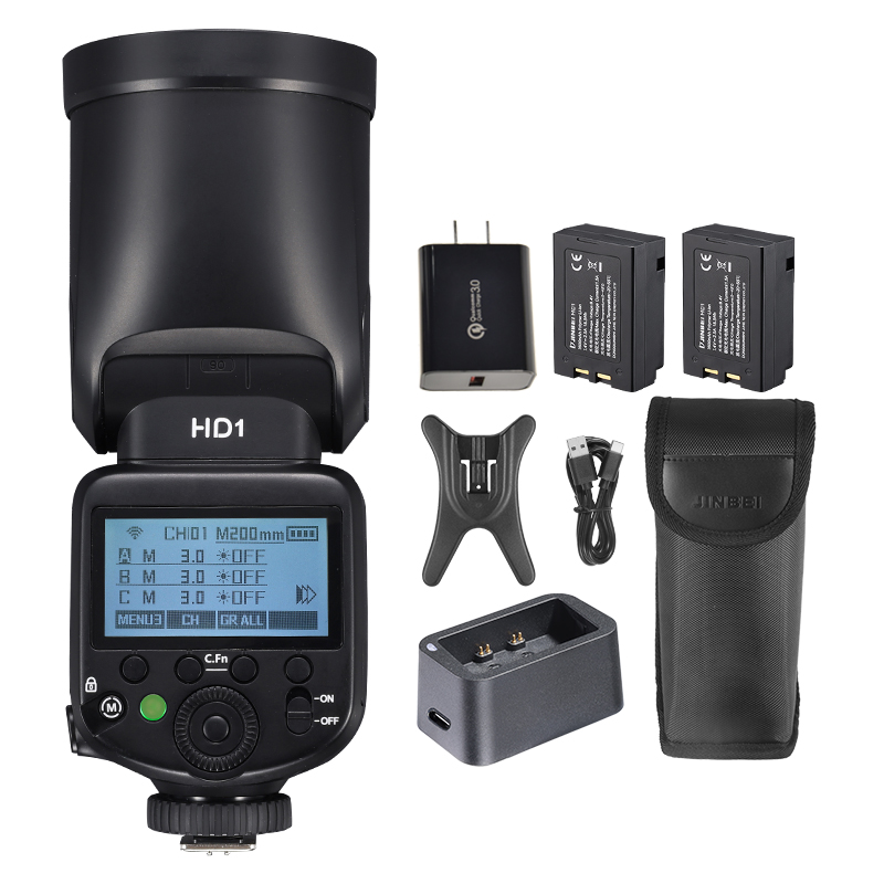 진베이 HD-1 원형 헤드 HSS 스피드라이트 야외 촬 - Lighting In Photography 리뷰 및 가격