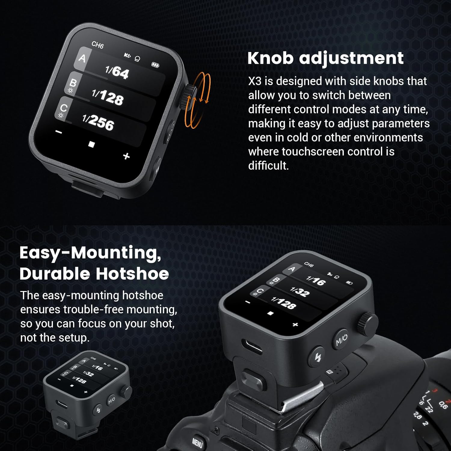 Godox X3C X3N X3S X3F X3O TTL  - Godox Speedlite Flash 리뷰 및 가격