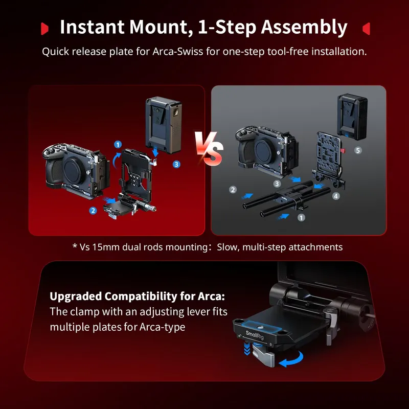 SmallRig V-마운트 배터리 마운트 플레이트 키트 - V Mount Battery 리뷰 및 가격