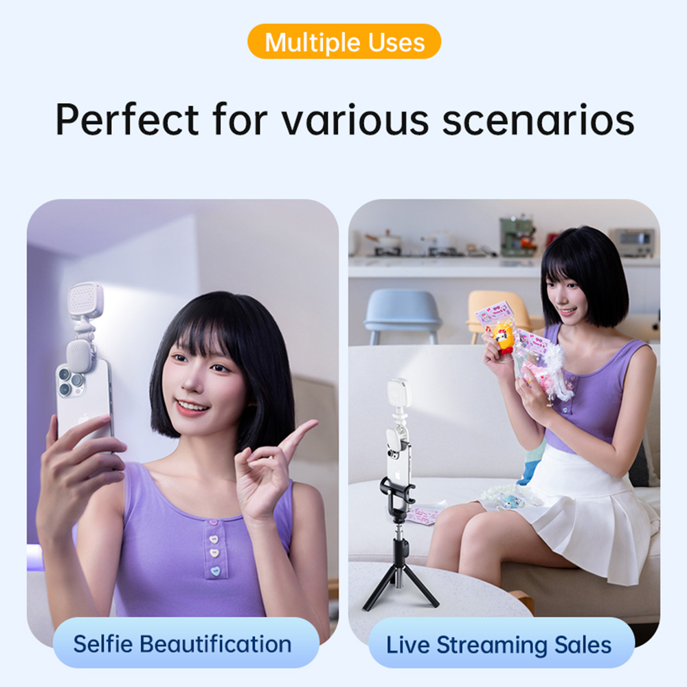 휴대용 LED 셀카 라이트 카메라 미니 보조광 충전식  - Photography Lighting Continuous 리뷰 및 가격