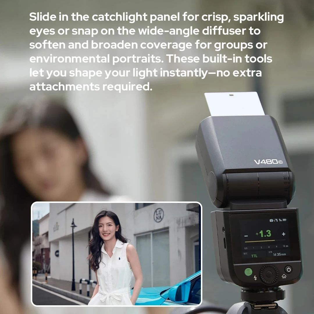 Godox V480 TTL 카메라 플래시 무선 터치 스 - Godox Speedlite Flash 리뷰 및 가격