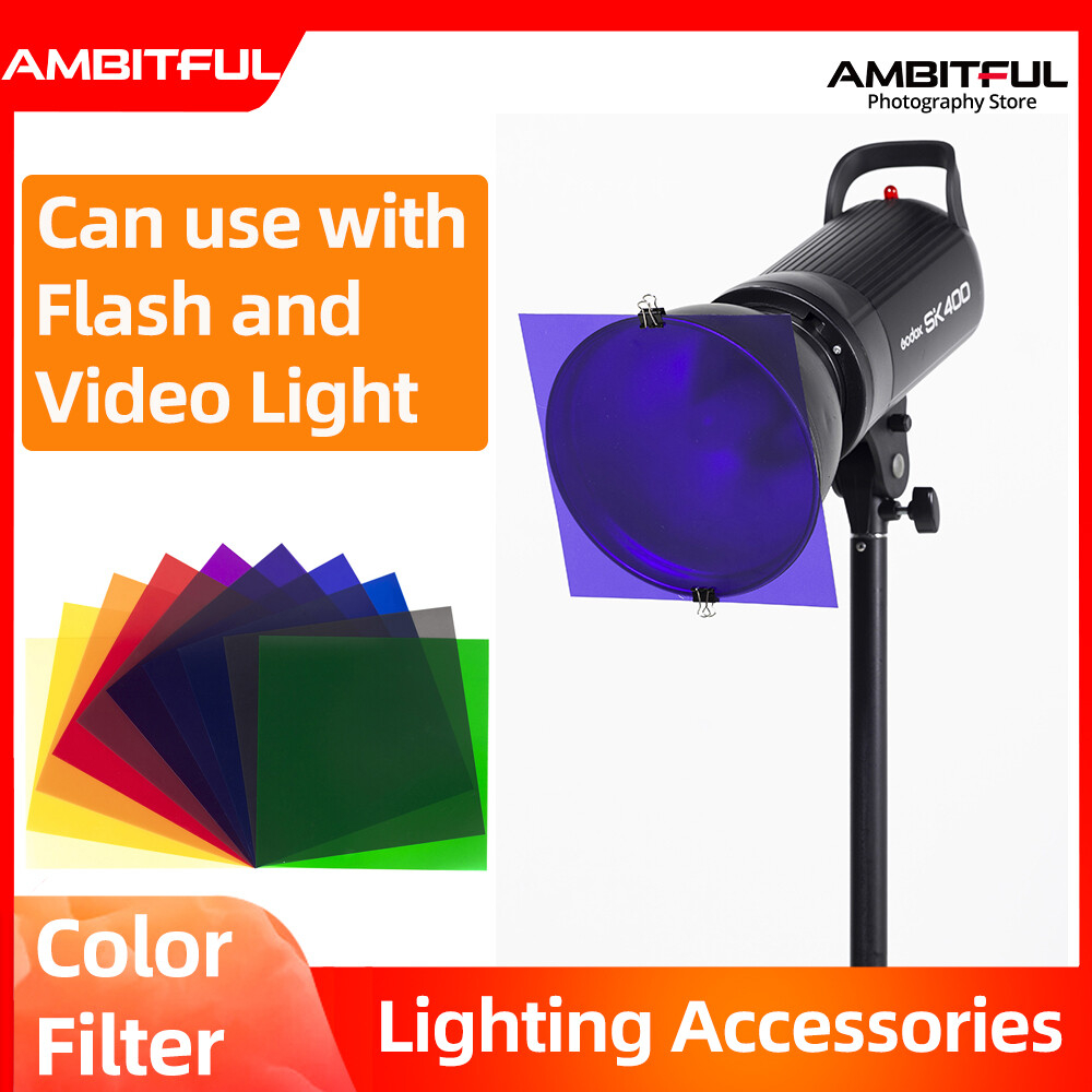 스튜디오 조명 컬러 필터 30*30cm 사진 촬영용 L - Photography Lighting Set 리뷰 및 가격