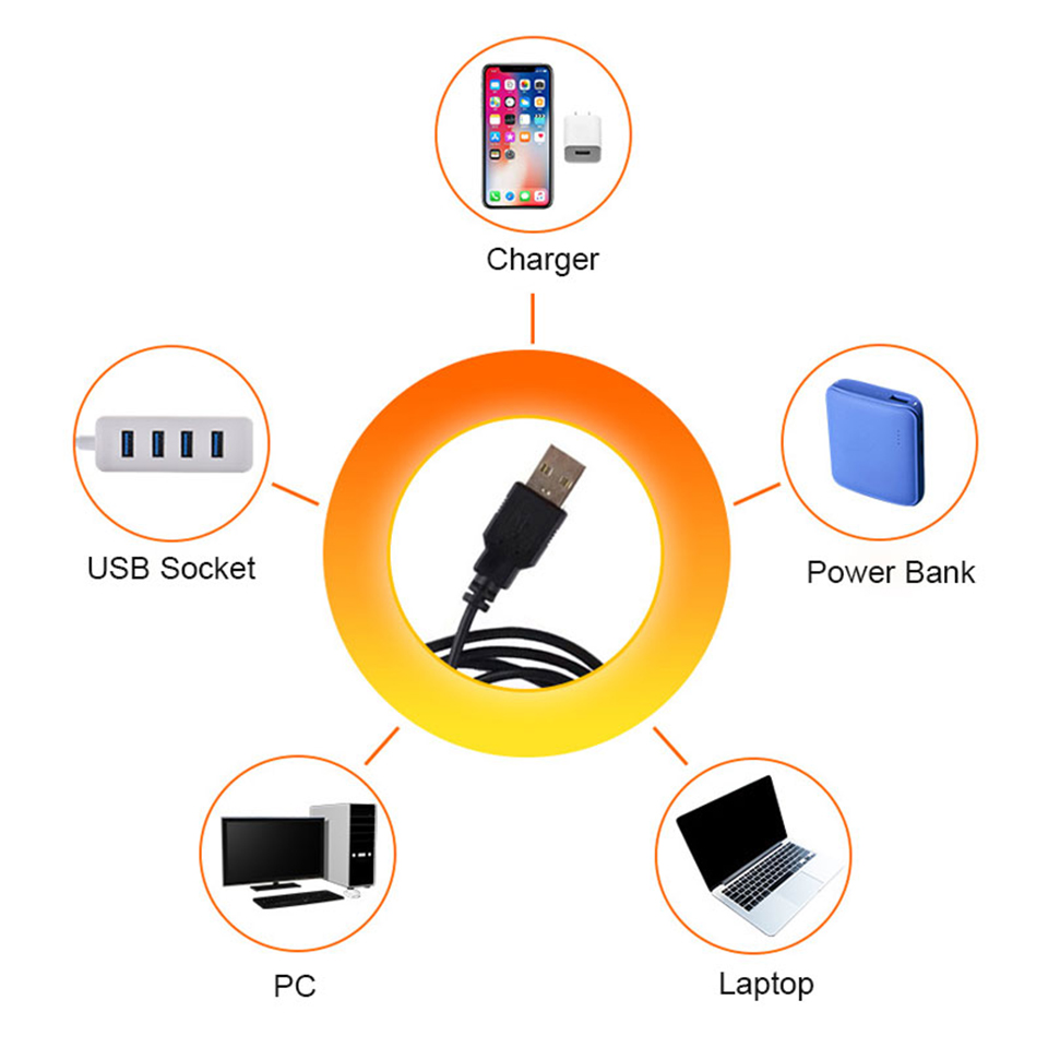 1x USB 일몰 램프 LED 레인보우 네온 야간 조명 - Photography Lighting Wall 리뷰 및 가격