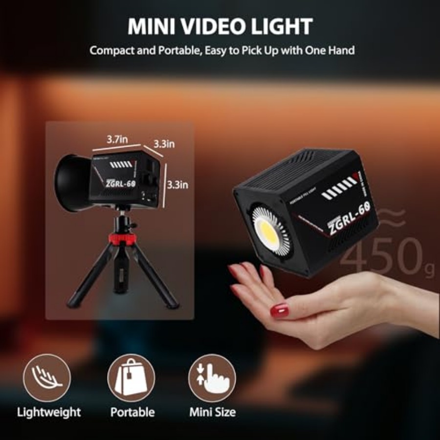 60W COB LED 비디오 조명, 휴대용, 8000m - Lighting In Photography Studio 리뷰 및 가격