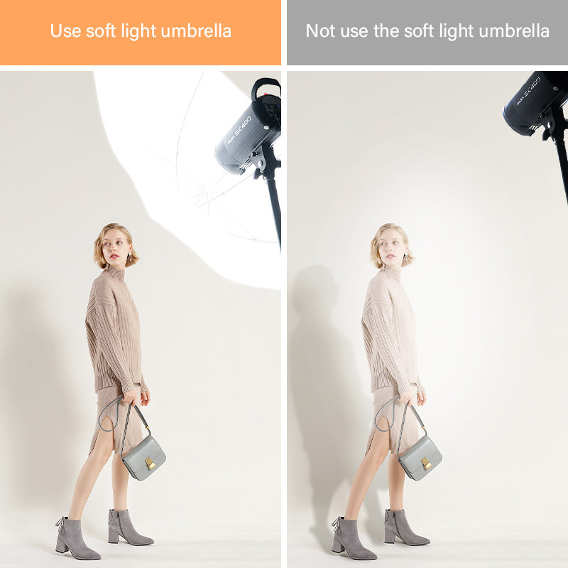 76 * 80cm X4 투명 화이트 라이트 디퓨저 우산 - Photography Lighting Set 리뷰 및 가격