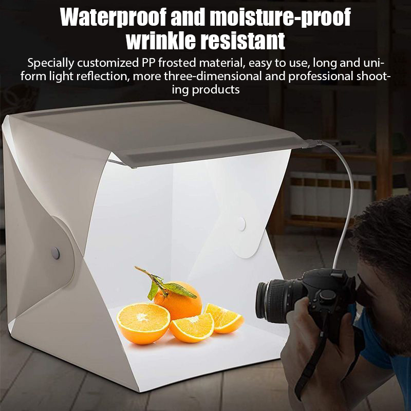 20cm 휴대용 포토박스 사진 촬영 접이식 LED 조명 - Photography Lighting Tent 리뷰 및 가격