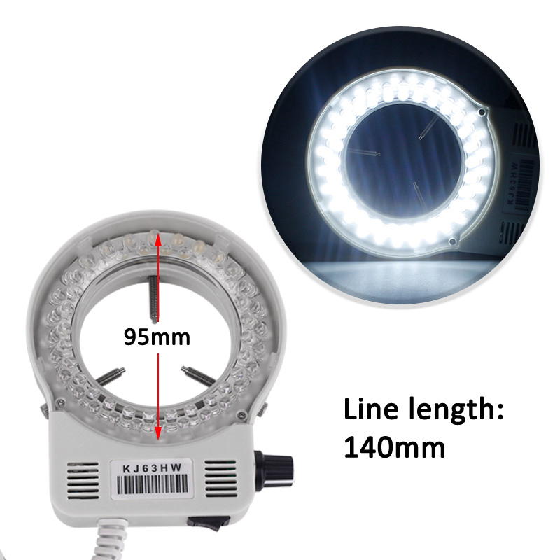 56개의 LED 링 조명이 장착된 산업용 현미경 조명기 - Photography Lighting Continuous 리뷰 및 가격