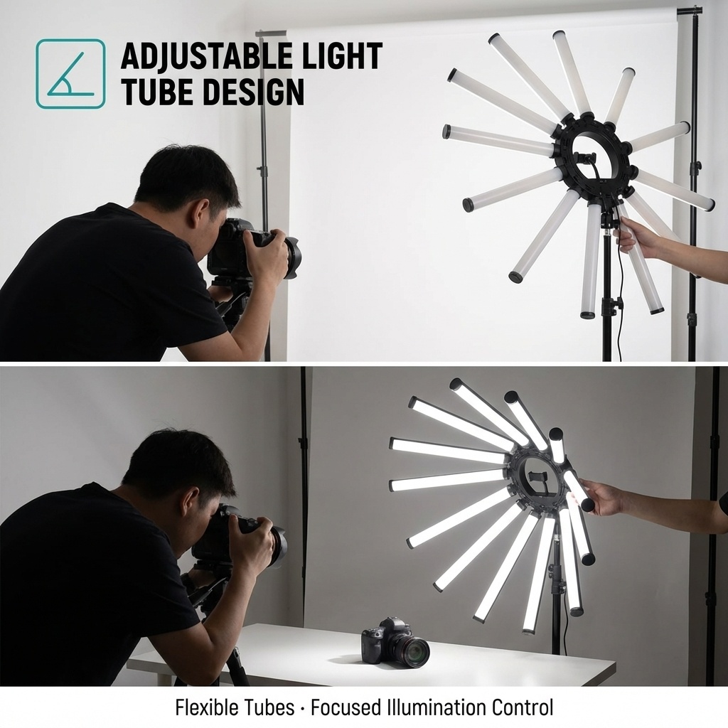12암 멀티 튜브 사진 조명 키트 180W 대형 LED - Photography Led Lighting Kit 리뷰 및 가격