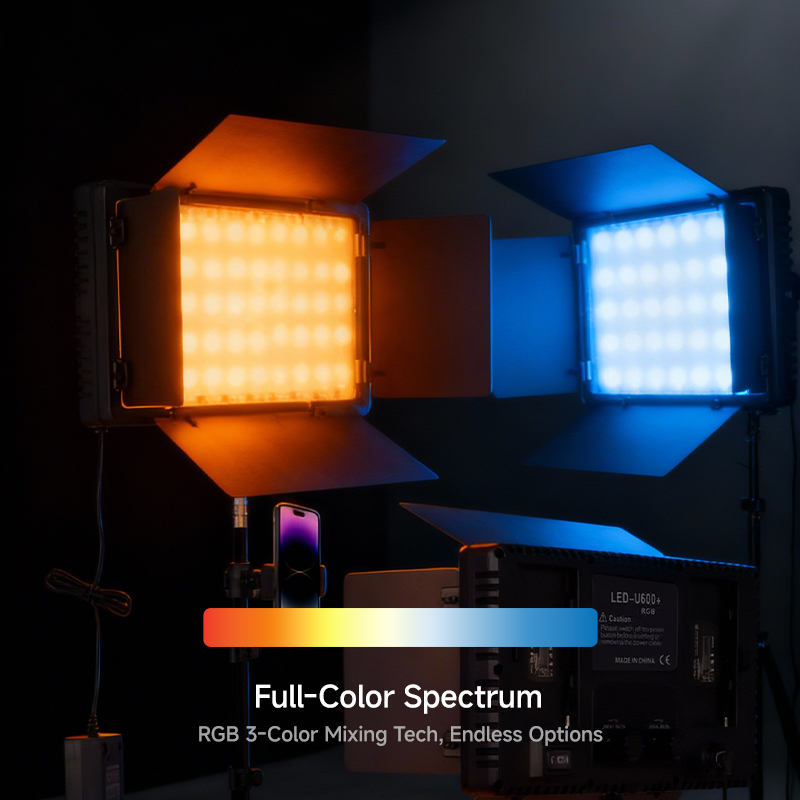 LED U600 사진 조명 실내 사진 라이브 플랫 패널 - Photography Lighting Set 리뷰 및 가격