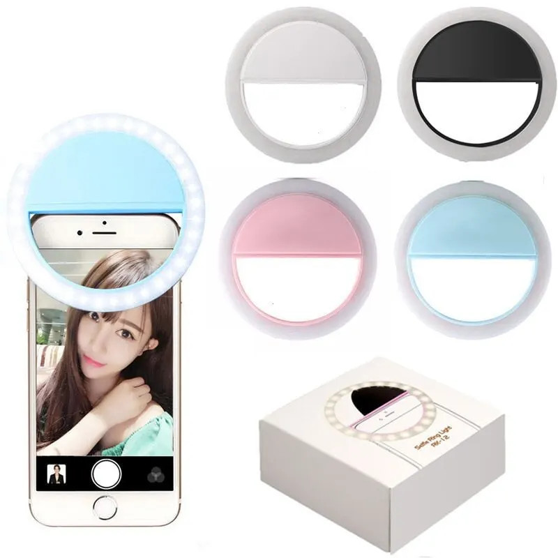 USB 충전 LED 셀카 링 라이트 모바일 폰 렌즈 L - Photography Lighting Continuous 리뷰 및 가격