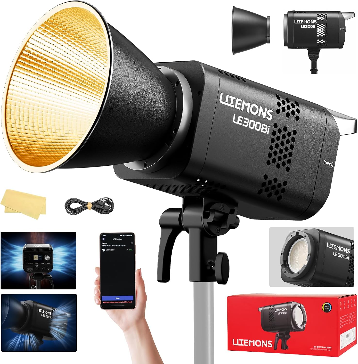 RGB LED 비디오 조명 키트, 3팩 스튜디오 비디오 - Photography Led Lighting Kit 리뷰 및 가격