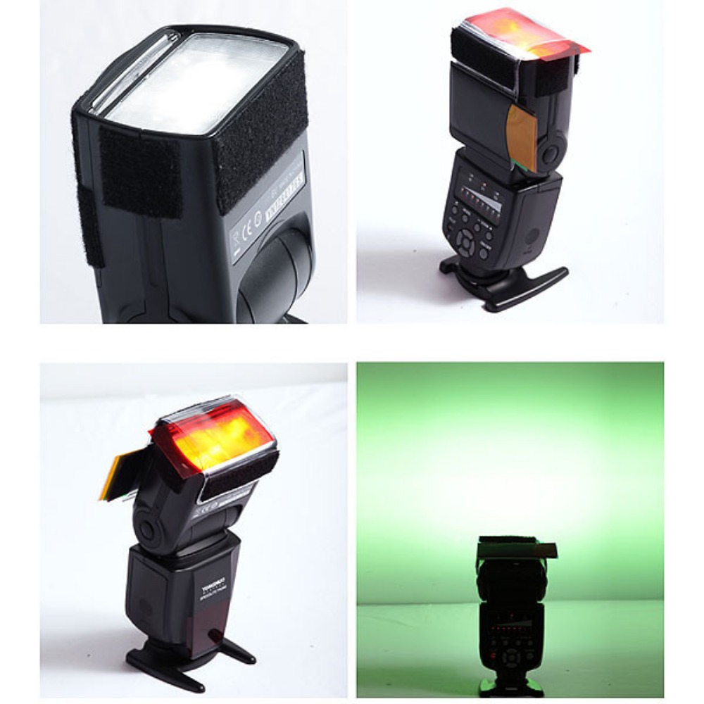 12색 카메라 플래시 젤 조명 필터 키트, 스피드라이트 - Photography Lighting Diy 리뷰 및 가격