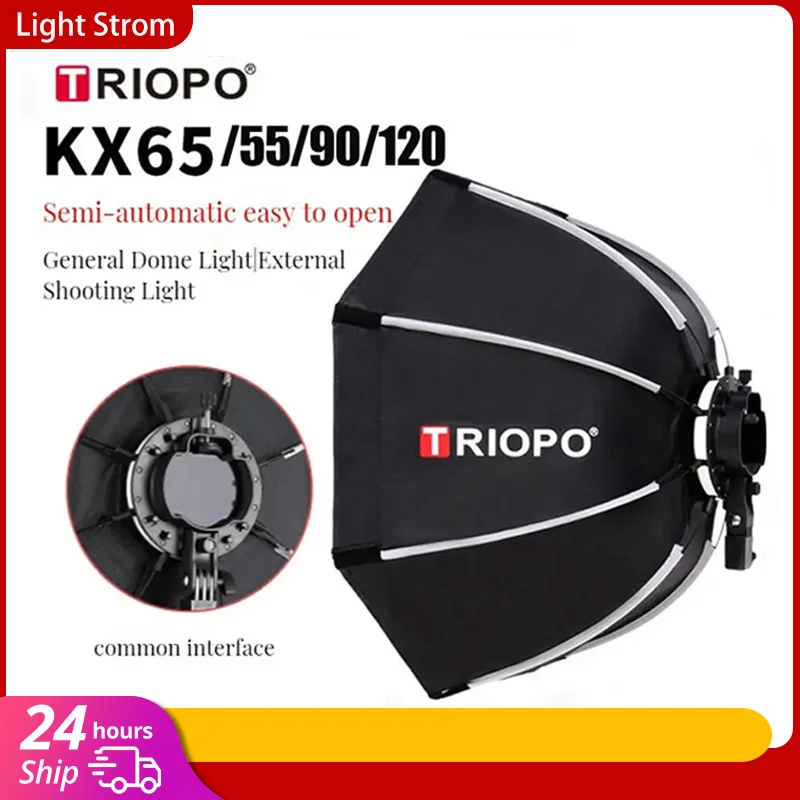 TRIOPO KX 65cm 90cm 소프트박스 팔각형  - Godox Speedlite Flash 리뷰 및 가격