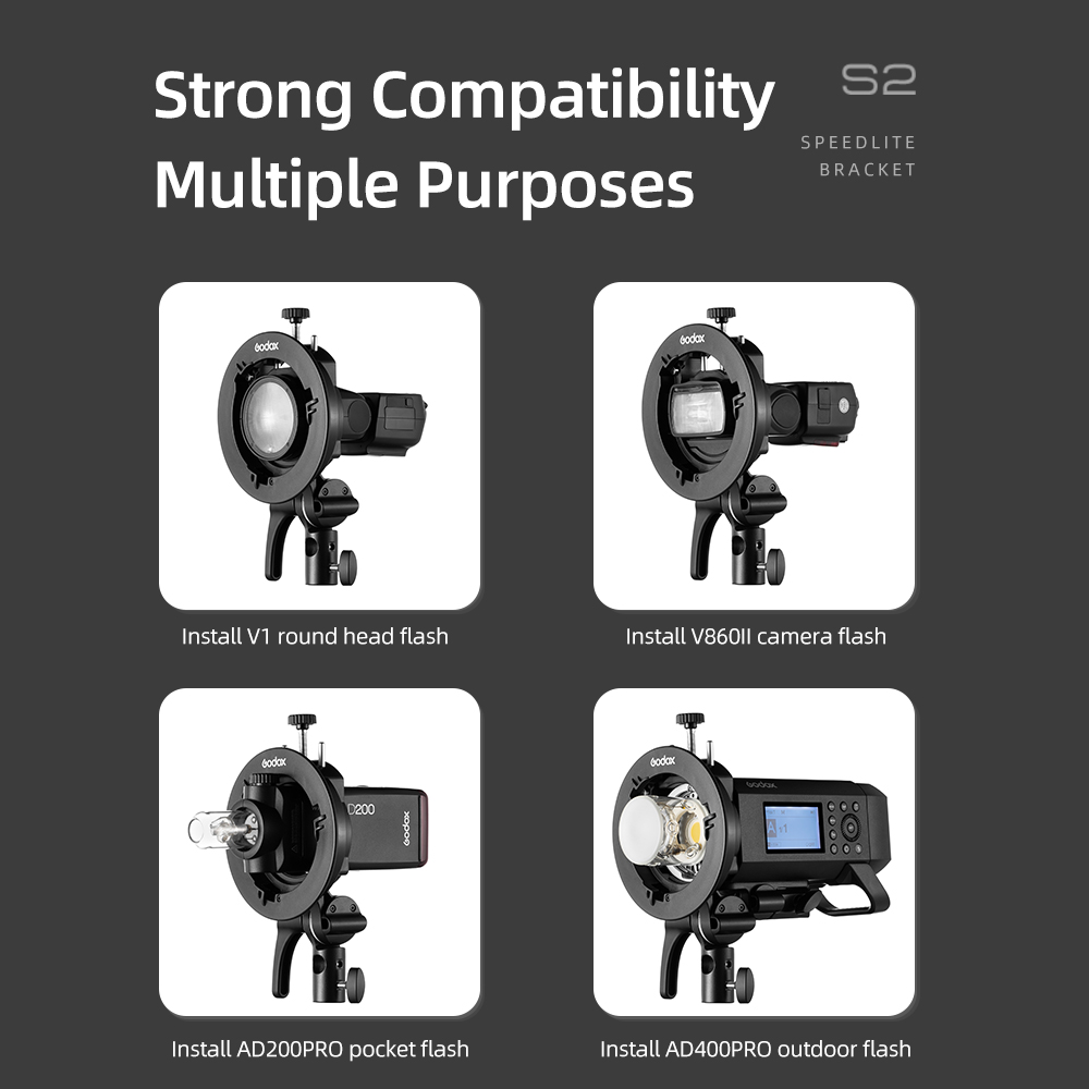 고독스 S2 보웬스 마운트 플래시 S타입 홀더 브래킷  - Godox Speedlite Flash 리뷰 및 가격