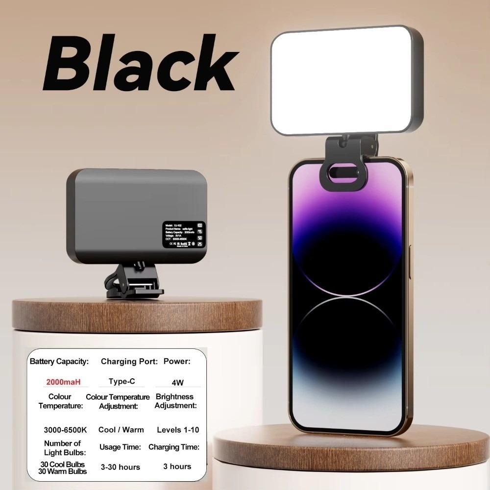 800/1000mAh LED 셀카 라이트 3가지 모드  - Photography Lighting With Flash 리뷰 및 가격